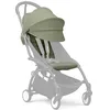 Image de Stokke YOYO Pack couleur 6+ dès 6 mois, Olive - Textiles uniquement : Coussin d’assise, capote extensible avec fenêtre et pochette arrière zippée - Requiert le châssis YOYO (vendu séparément)