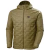 Image de Helly Hansen Lifaloft Veste isolante à capuche pour homme, Sépia, XL