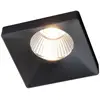 Image de The Light Group GF design Squary lampe encastrable IP54 noir 3.000 K