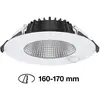 Image de The Light Group SLC Shift downlight LED Ø 18 cm blanc avec capteur