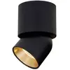 Image de The Light Group Spot pour plafond LED SLC CUP, noir/doré, 927, Ø 7,5 cm, à intensité variable