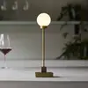 Image de Northern Lampe à poser LED rechargeable Snowball couleur laiton 2700 K