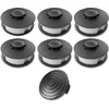 Image de 6 bobines pour Coupe-Bordure électrique ALDI Gardenline GLR 450 451 452 453 454 455 456 457 458 459 & GLR 450/1 450/2 450/3 450/4 450/450/450/450/450/450/450/4 5 450/6 450/7 450/8 450/9 & GLT 451-459