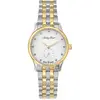 Image de Mathey-Tissot - Montre Femme Quartz Swiss Made RONDA 1064 en Acier Bicolor argenté/doré OS