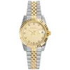 Image de Mathey-Tissot - Montre Femme Quartz Swiss Made RONDA 585 H3 en Acier Bicolor argenté/doré OS