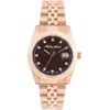 Image de Mathey-Tissot - Montre Femme Quartz Swiss Made RONDA 585 H3 en Acier dorée rose OS