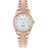 Image de Mathey-Tissot - Montre Femme Quartz Swiss Made RONDA 585 H3 en Acier dorée rose OS