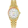 Image de Mathey-Tissot - Montre Femme Quartz Swiss Made RONDA 585 H3 en Acier dorée OS