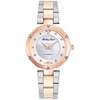 Image de Mathey-Tissot - Montre Femme Quartz Swiss Made RONDA 762 en Acier Bicolor argenté/doré rose OS