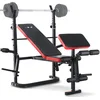 Image de ISE Banc Musculation Complet Musculation, Banc de Musculation Complet Fitness, Banc de Musculation Pliable&Inclinable, Banc Developper Coucher, Bancs de Musculation Multifonction Butterfly Réglable