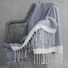 Image de Febronie - Plaid Courchevel Losange gris moyen 160x250 cm