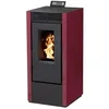 Image de INTERSTOVES - Poêle à granules MARINA 11 Etanche - Bordeaux