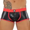 Image de TOF Paris Shorty Fetish Noir - Rouge M