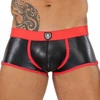 Image de TOF Paris Shorty Fetish Noir - Rouge S