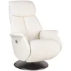 Image de MND MY NEW DESIGN AETOS : Fauteuil de Relaxation électrique 2 Moteurs - Cuir Blanc