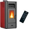 Image de Poêle à granulés air Anita 11,6 kW Bordeaux Sannover
