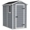 Image de Abri de jardin 25 m² KETER Manor 46S 192 x 130 x 198 cm - Abri résistant aux intempéries Gris