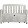 Image de Keter/chalet et jardin- Patio Bench Coffre, Blanc, 227 L