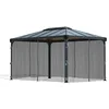 Image de CANOPIA by Palram - Moustiquaire Net pour Martinique 4300, Gris