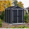 Image de Abri de jardin Canopia Skylight en polycarbonate gris anthracite et aluminium surface totale hors tout 4,2m²