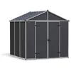 Image de Abri de jardin Rubicon Canopia 229x229 cm Aluminium et Polycarbonate