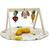 Image de Tiny Love Luxe Developmental Gymini, Tapis d’éveil pour bébé, dès la naissance, tapis de jeu bébé, activités à 360°, coussin pour temps sur le ventre, arches ajustables, Garden of Adventures