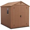 Image de KETER Abri de Jardin en résine - Darwin 68 Marron - 4,5m2