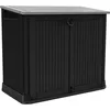 Image de Coffre de rangement extérieur KETER en résine 880 litres Noir - Malle de jardin sans vérins