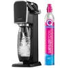 Image de Sodastream ART Machine à Soda | 1 Bouteille 1L + Cylindre 60L | Noire