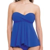 Image de Profile by Gottex - Haut de Maillot Tankini bustier Tutti Frutti volanté bleu roi 38