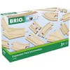 Image de Coffret Evolution Intermédiaire 16 Rails - BRIO - 33402 - Circuit de train en bois pour enfant dès 3 ans