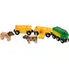 Image de Jeu de Construction - Train des Animaux de la Ferme, Jeu véhicule