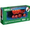 Image de Locomotive Rouge Puissante à piles BRIO - Circuit de train en bois - Ravensburger - Dès 3 ans - 33592