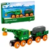 Image de BRIO World - 33698 - Wagon Grue ingénieux - Accessoire pour Circuit de Train en Bois - avec connexions aimantées - Jouet pour garçons et Filles à partir de 3 Ans