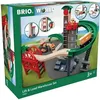 Image de BRIO World Grand Circuit Plateforme Multimodale - Coffret 32 pièces - Circuit de train en bois - Ravensburger - Dès 3 ans - 33887