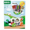 Image de BRIO World - 33979 - Locomotive en Bois à décorer - A Personnaliser avec des Stickers - pour Circuit de Train en Bois - Jouet pour garçons et Filles à partir de 3 Ans
