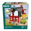 Image de BRIO World - 36012 - Grange des animaux - Accessoire pour circuit de train en bois - Jouet pour garçons et filles dès 3 ans