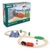 Image de Circuit Locomotive à piles à vapeur - BRIO World - 36017 - Circuit en bois - Rouge