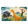 Image de Circuit Dinosaure - Coffret Complet 12 pièces - Action de Jeu sans Pile - Dinosaure Inclus - Circuit de Train en Bois - BRIO World