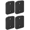 Image de INF Lot de 4 filtres pour sèche-linge Miele 9164761 - Filtre éponge de rechange noir lavable et réutilisable - Filtre les peluches, les cheveux et les résidus de lessive - Prolonge la durée de vie de