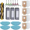 Image de INF Accessoires pièces détachées pour robot aspirateur DEEBOT/Yeedi Vac d'Ecovac, 1x brosse principale, 6x brosses latérales, 3x filtres HEPA, 4x lingettes, 4x sacs d'aspirateur