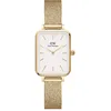 Image de Daniel Wellington Quadro Pressed Evergold Montre Femme, DW 20x26mm Acier Inoxydable (316L) Gold Femme Montre