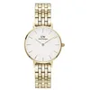 Image de DANIEL WELLINGTON 32023979 Montre analogique à Quartz pour Femme, Blanc., 28, Bracelet