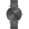 Image de Daniel Wellington, Montre, Design Minimaliste, Bracelet Interchangeable, Boîtier Fin, Mouvement à Quartz, Classic Graphite DW00100630 Steel Gray Background Mens Watch