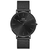 Image de Daniel Wellington, Montre, Analogique modèle ORL DW Classic Revival Ashfield Black Sunray 40 mm B. Marque DW00100632