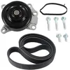 Image de SKF Pompe à eau + kit de courroie trapézoïdale à nervures VKMC33817