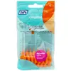 Image de Brossettes Interdentaires, Originales, Orange 0.45mm/ISO 1, 8pcs, élimine la plaque dentaire, nettoyage efficace entre les dents, pour espaces très serrés