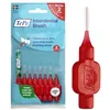 Image de TePe Brossettes interdentaires Original - Nettoyage facile des espaces interdentaires - 1 x 8 brossettes - Diamètre 0,5mm - Rouge