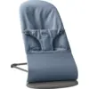 Image de BabyBjörn Transat Bliss - Bleu / Tissé chiné / Gris foncé