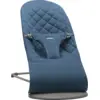 Image de BabyBjörn Transat Bliss - Bleu nuit / Tissé, matelassage Classique / Gris foncé